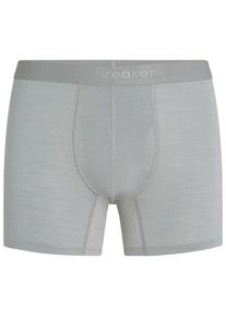 Icebreaker Merino 125 Zoneknit Boxers Merinounterwäsche Herren (Gr L |grau)
