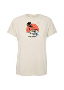 Greenbomb Nature Beach Trip Stop T-Shirt T-Shirt Damen (Gr S |beige)