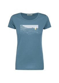 Greenbomb Nature Set Sail Loves T-Shirt T-Shirt Damen (Gr XL |blau)