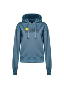 Greenbomb Animal Sloth Waves Flipper Pullover Hoodie Damen (Gr XS |blau)