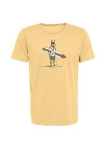 Greenbomb Animal Donkey Surf Spice T-Shirt T-Shirt Herren (Gr M |beige)