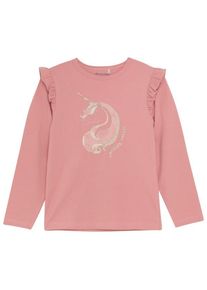 Longsleeve Minymo Frilled T-Shirt L/S Kinder (Gr 86 |rosa)