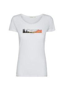 Greenbomb Nature Hike Mountains Loves T-Shirt T-Shirt Damen (Gr M |weiß)