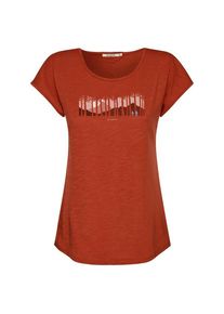 Greenbomb Nature Forest Walk Cool T-Shirt T-Shirt Damen (Gr XS |rot)