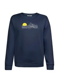 Greenbomb Animal Sloth Waves Canty Pullover Pullover Damen (Gr XL |blau)