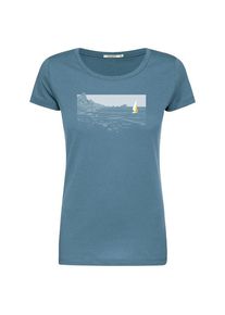 Greenbomb Nature Set Sail Loves T-Shirt T-Shirt Damen (Gr XL |blau)