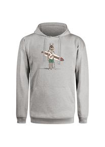 Greenbomb Animal Donkey Surf Joy Hoodie Hoodie Herren (Gr M |grau)