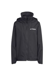 adidas terrex Multi Essentials 2 Layer Rain Jacket Regenjacke Damen (Gr XL |grau |wasserdicht)