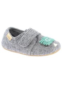 Living Kitzbühel Living Kitzbühel Klettmodell Cool Dog Hüttenschuhe Kinder (Gr 23 |grau)