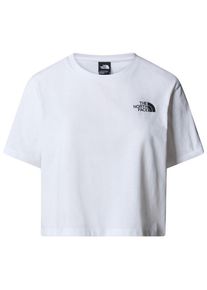 T-Shirt The North Face Cropped Simple Dome Tee Damen (Gr S |weiß)