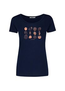 Greenbomb Bike Strawberry Loves T-Shirt T-Shirt Damen (Gr S |blau)