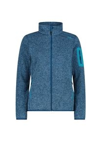 CMP Jacket Jacquard Knitted Fleecejacke Damen Wandern (Gr 38 |blau)