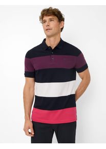 Brax Herren Polo Style PIO summer grape, mehrfarbig, Gr. 6XL
