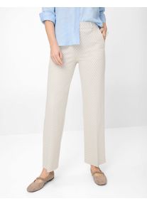 Raphaela by Brax Damen Marlenehose Style LILLYTH FLARED ECRU, hellbeige, Gr. 42