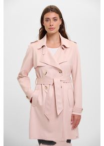 Rino & Pelle RINO & PELLE Damen Trenchcoat "KYONA"morganite, casual, Gr. 44, unifarben, Web, Obermaterial: 94% Polyester, 6% Elasthan, Mäntel, mit Reverskragen