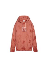 Puma Damen Hoodie "WARDROBE ESS FLORAL PACK Kurzer figurbetonter Hoodie mit"rot fire, Gr. XL, Obermaterial: 100% Baumwolle; Kapuzenfutter: 100%