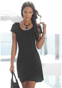 Beach Time BEACHTIME Sommerkleid mehrfarbig Gr. 34 für Damen. Mit Rundhals. Figurbetont