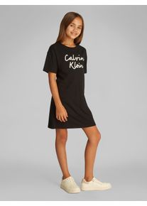 Calvin Klein Jeans Jerseykleid »SCRIPT LOGO T-SHIRT DRESS«, mit grossem Logo