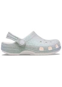 Crocs Classic Iridescent Glitter Sandalen Kinder (Gr 20-21 |grau)