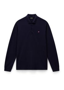 Napapijri Ealis L/S 1 Polo-Shirt Men (Gr L |blau)
