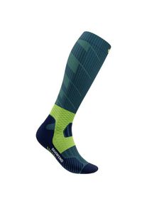 Bauerfeind Sports Trail Run Compression Socks Laufsocken Damen (Gr 39-42 - S: 31-36 cm |blau)