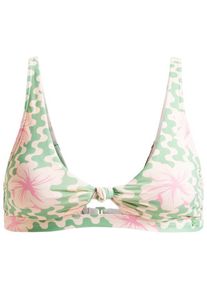 Roxy Hibiscus Daze Elong Tri Bra Bikini-Top Damen (Gr L |bunt)