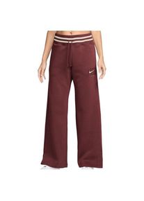 Nike SW Phoenix Fleece High-Waist Graphic Pants Trainingshose Damen (Gr M |rot)