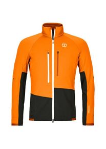 Fleecejacke Ortovox Fleece Rib Jacket Herren (Gr XL |orange)