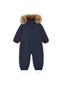 Color Kids Baby's Coverall with fake Fur Overall Kinder (Größe 80 |blau |wasserdicht)