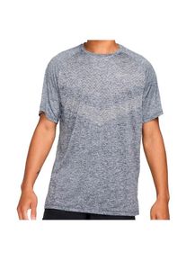 Nike Stride Dri-Fit ADV Short-Sleeve Running Top Laufshirt Herren (Gr L |grau)