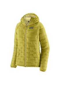 Patagonia Micro Puff Hoody Kunstfaserjacke Damen (Gr XXL |oliv/gelb)