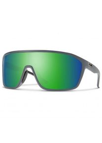 Smith Boomtown Polarized Mirror S3 (VLT 15%) Fahrradbrille (grün)