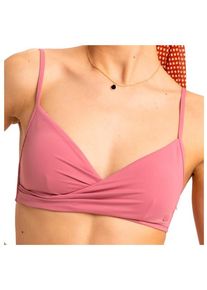 Bikini Top Roxy Beach Classics Wrap Bra Damen (Gr XL |rosa)
