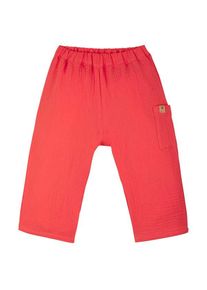 Pure Pure Mini-Hose Mull Freizeithose Kinder (Gr 86 |rot)