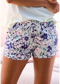 s.Oliver Pyjamashorts mehrfarbig Gr. 44/46 für Damen. Mit Allover-Druck. Basic. Nachhaltig.