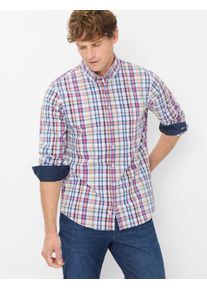 Brax Herren Hemd Style DANIEL cloud, mehrfarbig, Gr. L