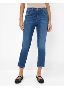 Brax Damen Five-Pocket-Hose Style CAROLA S USED STONE BLUE, denim blau, Gr. 42K