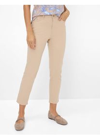 Brax Damen Five-Pocket-Hose Style MARY S ALMOND, denim beige, Gr. 36K