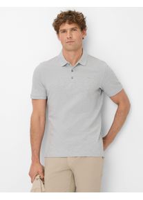 Brax Herren Polo Style PETE platin, hellgrau, Gr. S