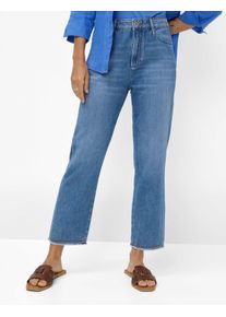 Brax Damen Five-Pocket-Hose Style MADISON S USED LIGHT BLUE, denim hellblau, Gr. 40L