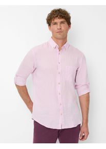 Brax Herren Hemd Style DIRK smooth rose, Rosa, Gr. L
