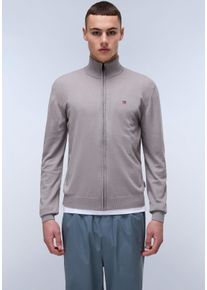 Napapijri Herren Strickjacke "DECATUR FZ 3"ultimate gr h62, casual, Gr. S, unifarben, Strick, Obermaterial: 100% Baumwolle, Strickjacken, Mit