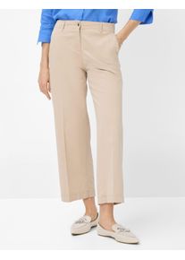 Brax Damen Culotte Style MAINE S ALMOND, Beige, Gr. 40