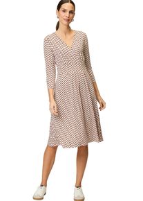 Zero Damen Jerseykleid "Zero Jerseykleid mit grafischem Print", schwarz-weiß, casual, Gr. 38, bedruckt, Jersey, Obermaterial: 95% Viskose, 5%