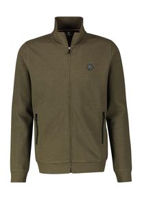 Lerros Herren Sweatjacke "Lerros Sweatjacke, Structure", grün, Gr. S, 94% Baumwolle, 4% Polyester, 2% Elasthan, Sweatjacken