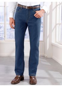 CLASSIC Herren Thermohose, blau, Gr. 54, unifarben, 85% Baumwolle, 14% Polyester, 1% Elasthan, Hosen