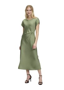 Vera Mont Damen Abendkleid "Vera Mont Abendkleid in 7/8 Länge", grün, Gr. 40, Satin, Obermaterial: 100% Polyester. Futter: 100% Polyester., Kleider,
