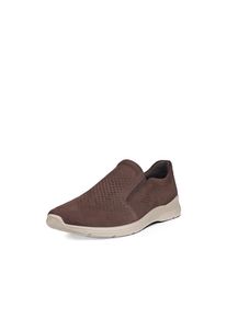 Ecco Herren Slipper "IRVING", Gr. 42, braun, Nubukleder, sportlich, Schuhe, Slip on Sneaker, Halbschuh, Freizeitslipper mit Stretcheinsätze