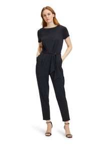 Betty Barclay Damen Overall "Betty Barclay Jumpsuit mit Eingrifftaschen", blau, feminin, Gr. 44, Obermaterial: 95% Polyester, 5% Elasthan., Overalls,