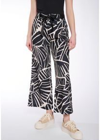 Haily's HAILY’S Damen Schlupfhose "LG P TR Ni44a", schwarz, feminin, Gr. L, gemustert, Web, Obermaterial: 95% Polyester, 5% Elasthan, Hosen